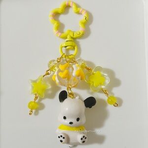 Pochacco Yellow and White Keychain